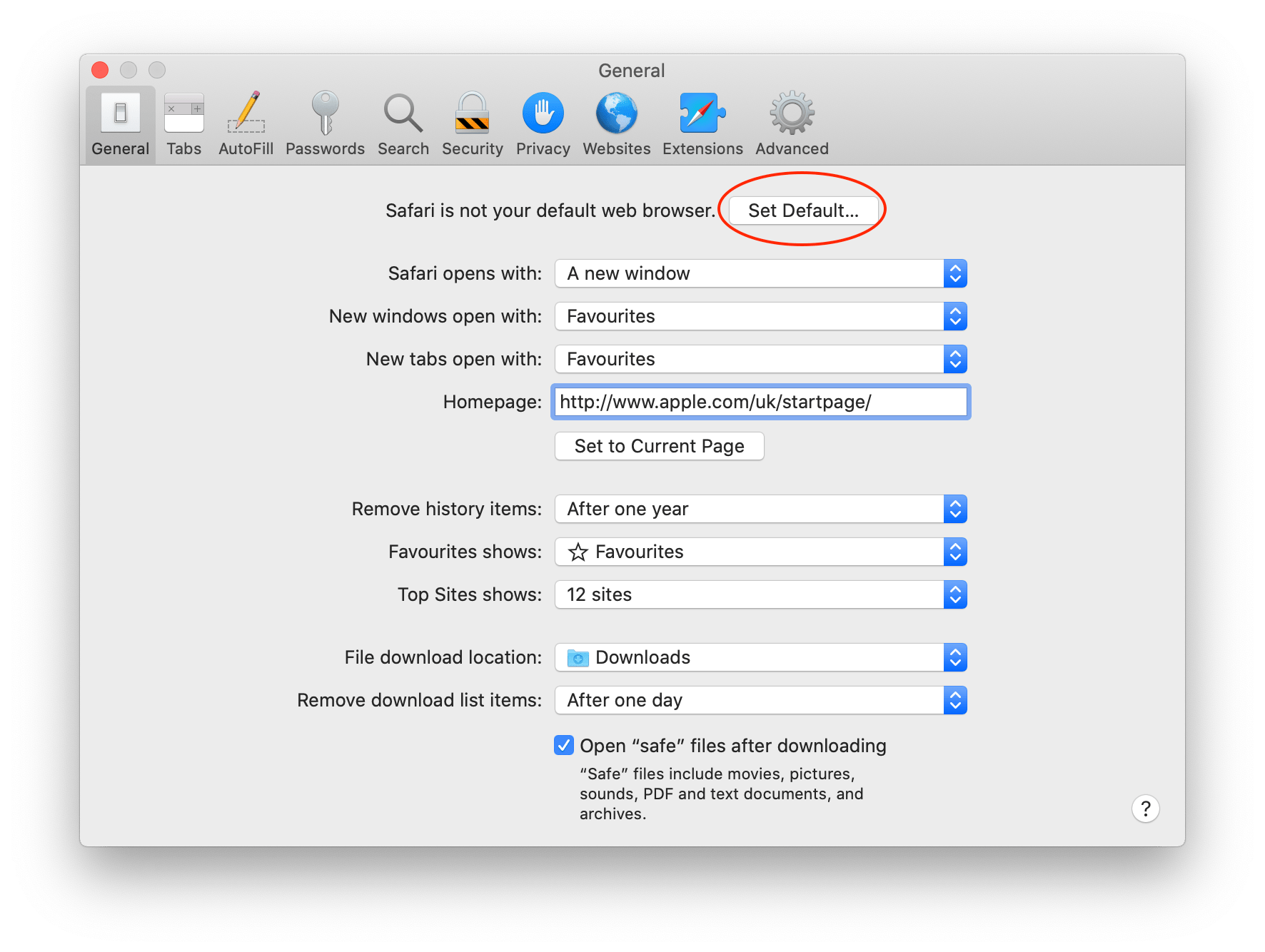 How to set the default browser on Mac Virsage Support Portal